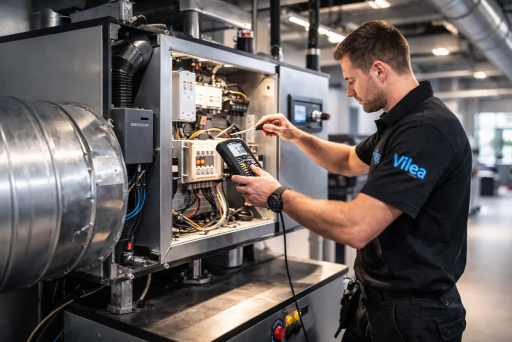 Ventilationsaggregat – opbygning, typer, brands og udskiftning