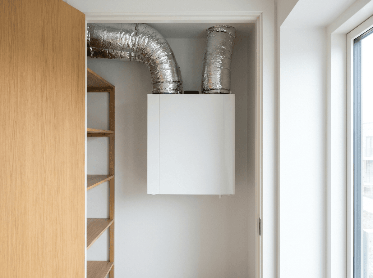 Decentral ventilation — ét aggregat pr. bolig i etagebyggeri