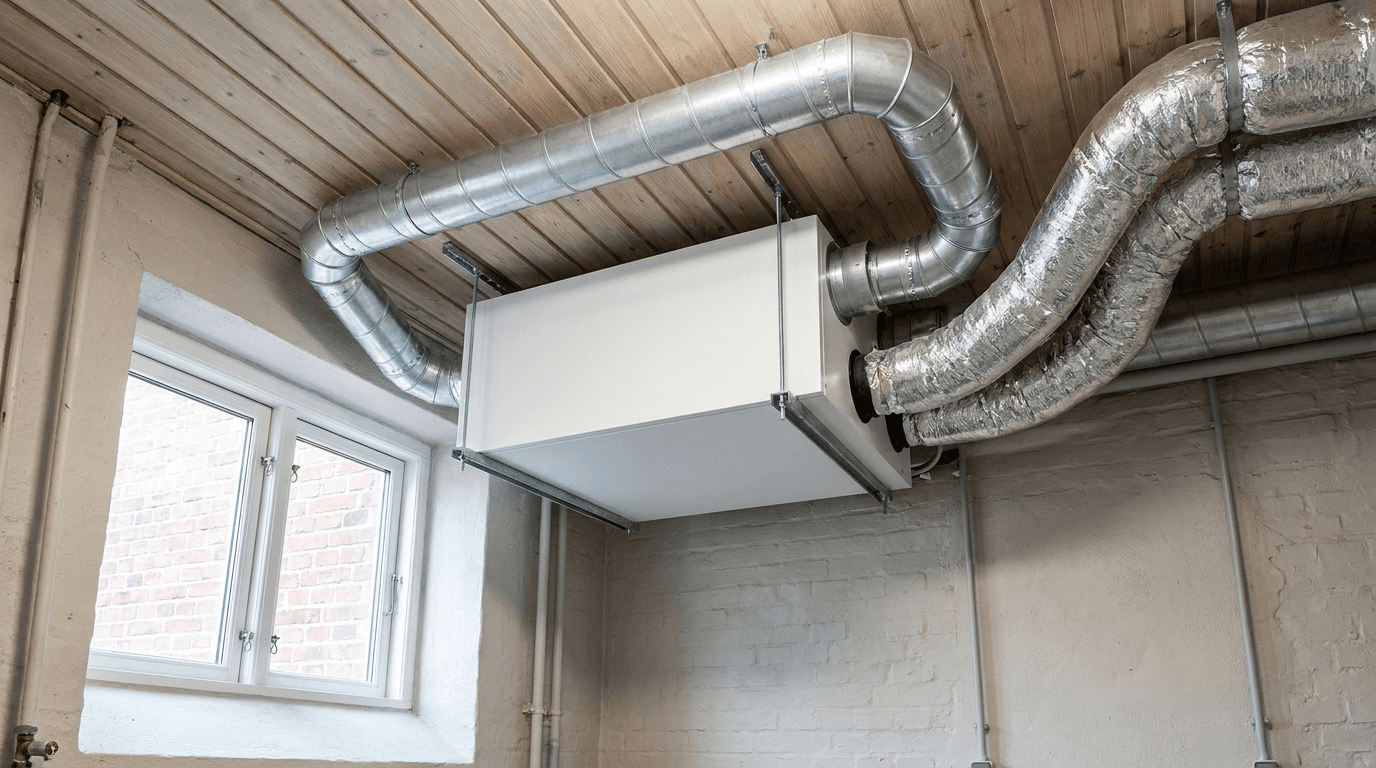 Ventilation til renovering